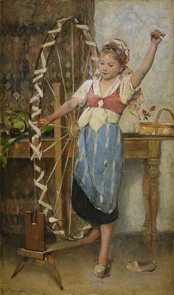 Emma Ekwall Den lilla spinnerskan china oil painting image